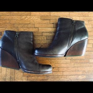 Brown booties size 10